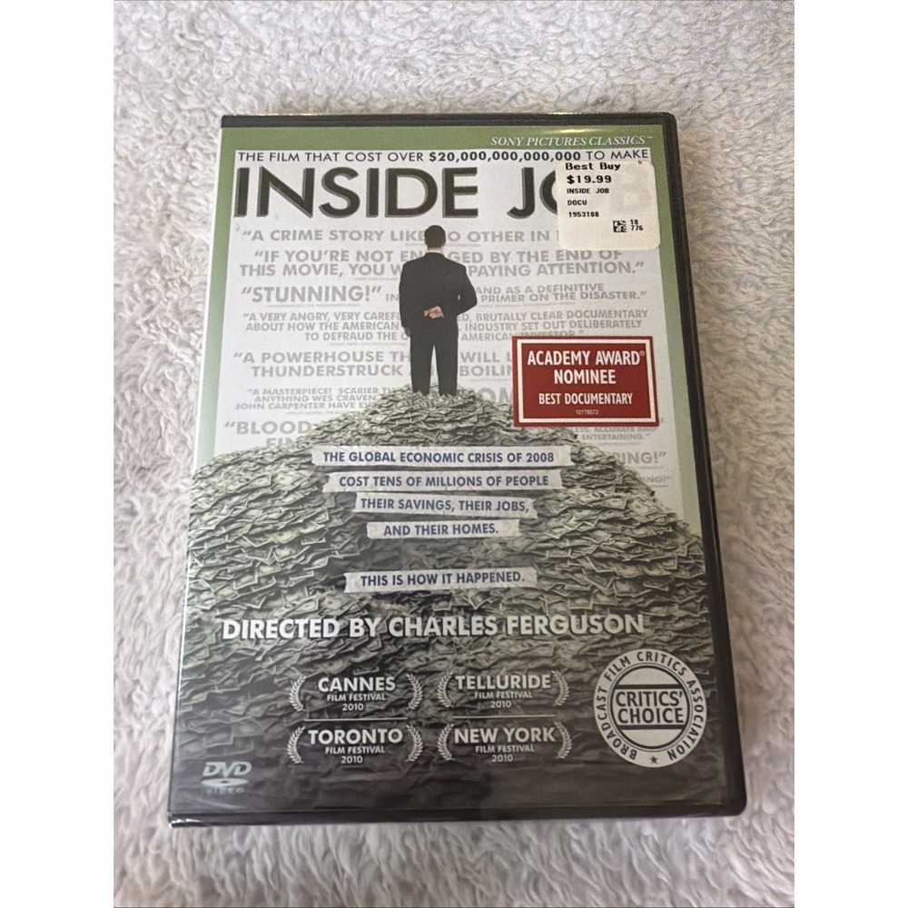 Inside Job Dvd Ac-3/Dolby Digital Dolby Subtitled WS Brand New Sealed Matt Damon